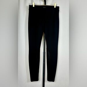 NWOT White House Black Market The Leggings with Suede Calf Patches in Black , XS